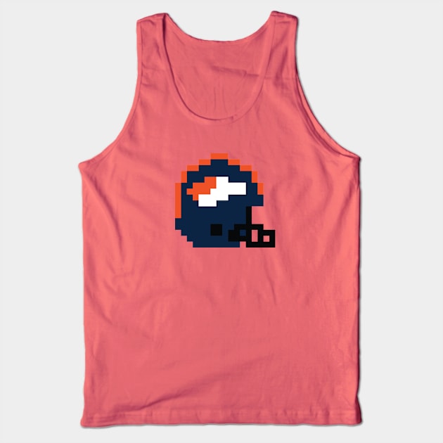 8 Bit Denver Broncos Helment Tank Top by N8I